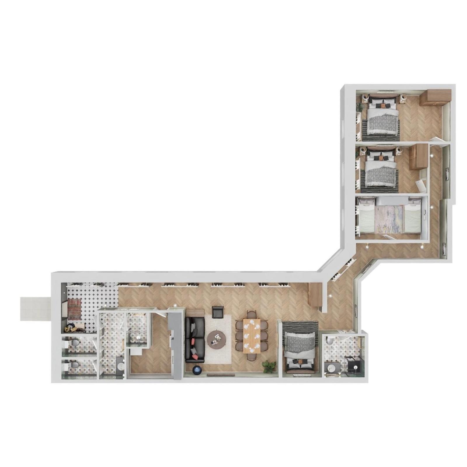 Grand Urban Apartment
